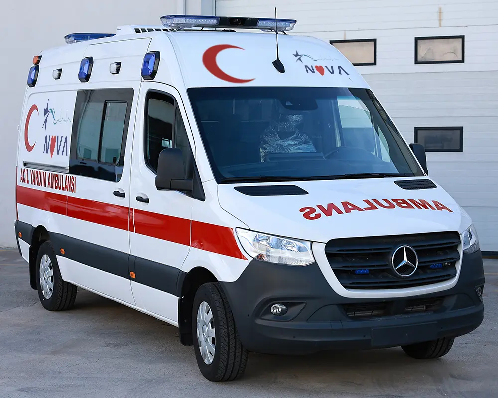 Modern ve tam donanımlı Nova Ambulans aracı İstanbul'da hizmet veriyor